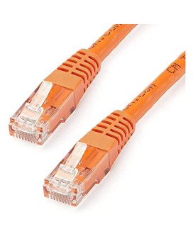 25Ft Orange Cat6 Ethernet Cable Delivers Multi Gigabit 1/2.5/5Gbps & 10Gbps Up T