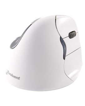 Evoluent Verticalmouse 4 Right Bluetooth - Optical - Wireless - Bluetooth - Whit