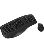 Adesso Tru-Form Media 1500 - Wireless Ergonomic Keyboard & Laser Mouse