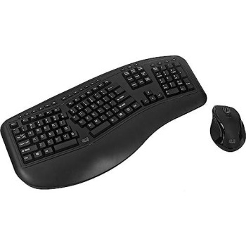 Adesso Tru-Form Media 1500 - Wireless Ergonomic Keyboard & Laser Mouse