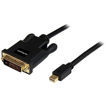 3Ft Passive Mini Dp To Dvi-D Single-Link Cable 1080P 60Hz; Mdp 1.2 Hbr2; Edid -