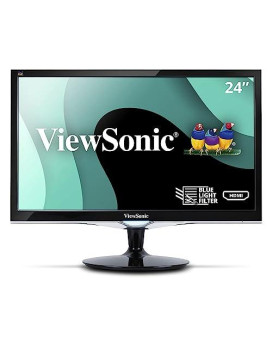 Viewsonic 24 (23.6 Vis) Full Hd Multimedia Display With 1920X1080 Native Resolut