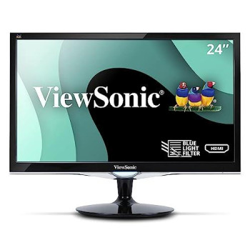 Viewsonic 24 (23.6 Vis) Full Hd Multimedia Display With 1920X1080 Native Resolut