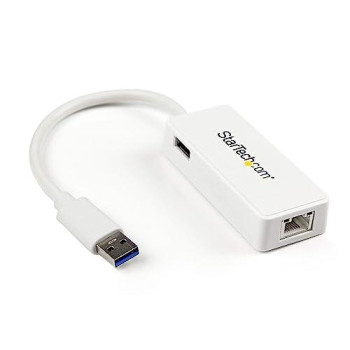 Add A Gigabit Ethernet Port And A Usb 3.0 Pass-Through Port To Your Laptop Throu