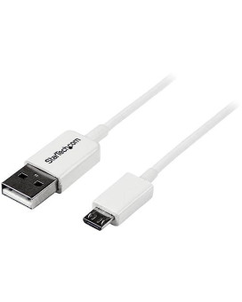 Charge Or Sync Your Micro Usb Devices, With This High-Quality White Usb 2.0 Repl