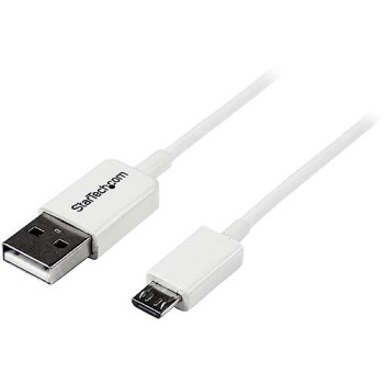 Charge Or Sync Your Micro Usb Devices, With This High-Quality White Usb 2.0 Repl