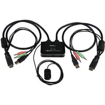 Control Two Hdmi , Usb Equipped Pcs With A Single Monitor, Keyboard, Mouse And A