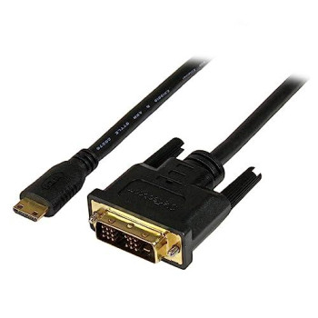 2M/6.6Ft Mini Hdmi Male To Dvi-Digital (24-Pin) Male Cable; Full Hd 1920X1200P 6