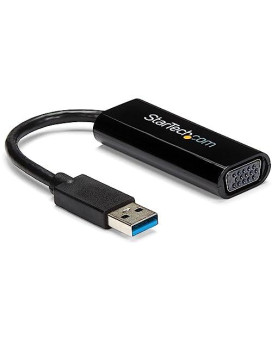 Connect A Vga Display Through This Slim Usb 3.0 Adapter For A Multi-Monitor Solu