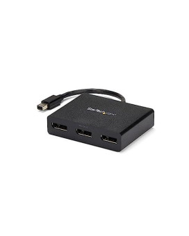 3-Port Mini Displayport To Displayport Multi-Monitor Adapter Drives 2X 4K 30Hz +