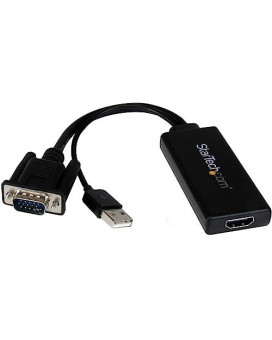 Convert A Vga Signal From A Laptop Or Desktop To Hdmi Usb-Powered -Convert Vga T