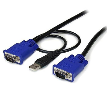 10Ft Kvm Cable - Usb Kvm Cable - Kvm Switch Cable - Vga Kvm Cable