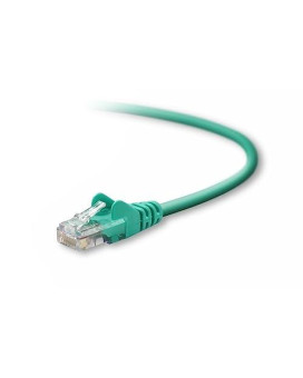 5Ft Cat5E Snagless Patch Cable, Utp, Green Pvc Jacket, 24Awg, T568B, 50 Micron,