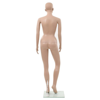 Vidaxl Sexy Female Mannequin With Glass Base Beige 70.9