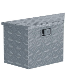 Vidaxl Aluminum Box 27.6X9.4X16.5 Trapezoid Silver