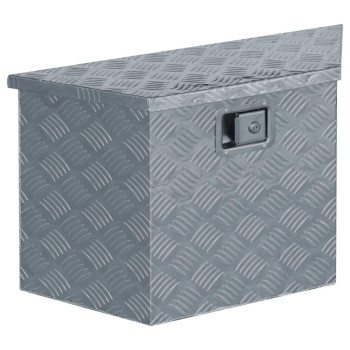 Vidaxl Aluminum Box 27.6X9.4X16.5 Trapezoid Silver