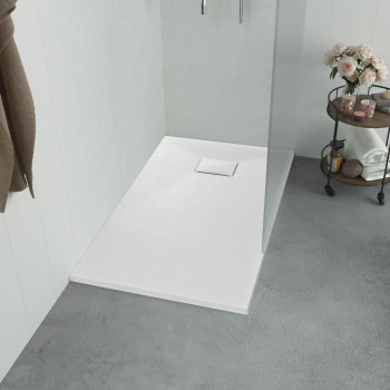 Vidaxl Shower Base Tray Smc White 39.4X31.5