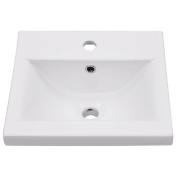 Vidaxl Built-In Basin 16.5X15.4X7.1 Ceramic White