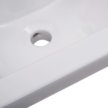 Vidaxl Built-In Basin 16.5X15.4X7.1 Ceramic White