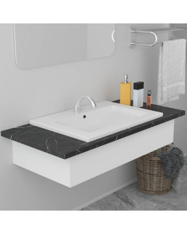 Vidaxl Built-In Basin 24X15.6X7.3 Ceramic White