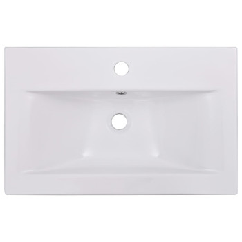 Vidaxl Built-In Basin 24X15.6X7.3 Ceramic White