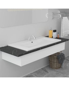 Vidaxl Built-In Basin 31.9X15.6X7.3 Ceramic White