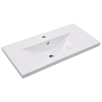 Vidaxl Built-In Basin 31.9X15.6X7.3 Ceramic White