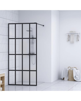 Vidaxl Walk-In Shower Screen Clear Tempered Glass 35.4X76.8