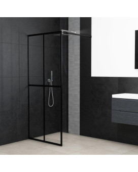 Vidaxl Walk-In Shower Screen Clear Tempered Glass 35.4X76.8