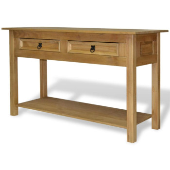 Vidaxl Console Table Mexican Pine Corona Range 35.4X13.6X28.7