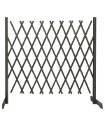 Vidaxl Garden Trellis Fence Gray 70.9X39.4 Solid Firwood