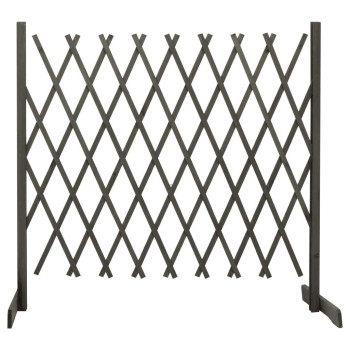 Vidaxl Garden Trellis Fence Gray 70.9X39.4 Solid Firwood