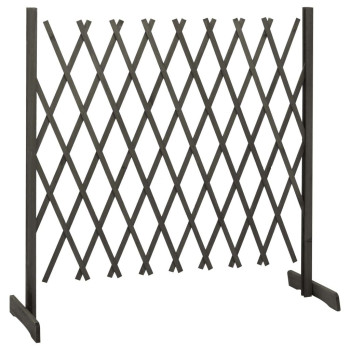 Vidaxl Garden Trellis Fence Gray 70.9X39.4 Solid Firwood