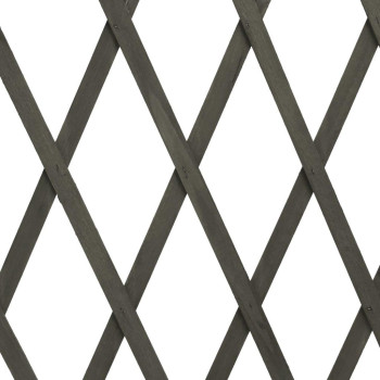 Vidaxl Garden Trellis Fence Gray 70.9X39.4 Solid Firwood