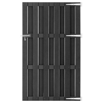 Vidaxl Garden Gate Wpc 39.4X70.9 Gray