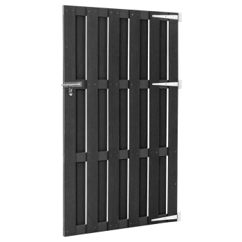 Vidaxl Garden Gate Wpc 39.4X70.9 Gray