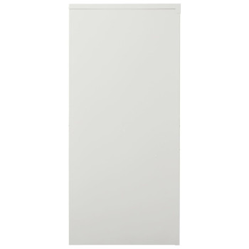 Vidaxl Sliding Door Cabinet Light Gray 35.4X15.7X35.4 Steel