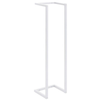 Vidaxl Towel Rack White 9.8X7.9X37.4 Steel