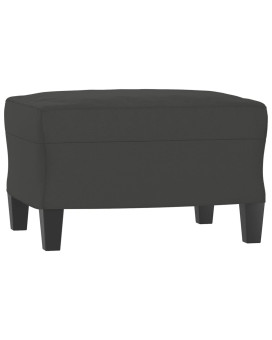 Vidaxl Footstool Dark Gray 23.6X19.7X16.1 Microfiber Fabric