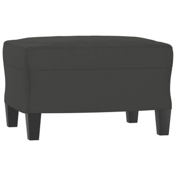 Vidaxl Footstool Dark Gray 23.6X19.7X16.1 Microfiber Fabric