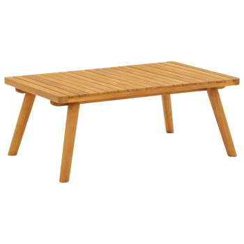 Vidaxl Patio Coffee Table 35.4X21.7X13.8 Solid Acacia Wood