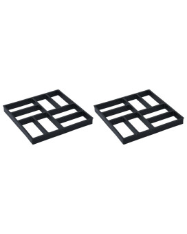 Vidaxl Pavement Molds 2 Pcs 15.7X15.7X1.6 Plastic