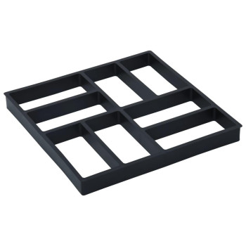 Vidaxl Pavement Molds 2 Pcs 15.7X15.7X1.6 Plastic