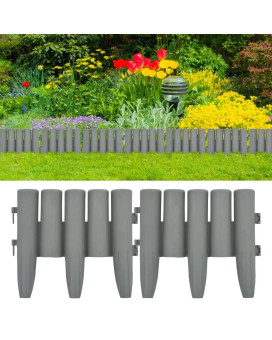 Vidaxl Lawn Edgings 36 Pcs Gray 393.7 Pp