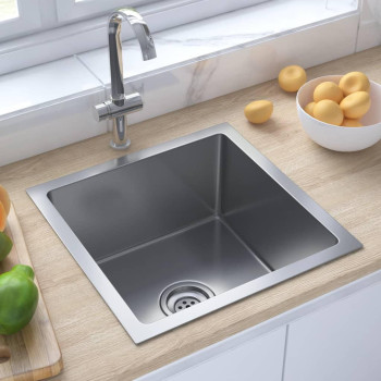 Vidaxl Handmade Kitchen Sink Stainless Steel