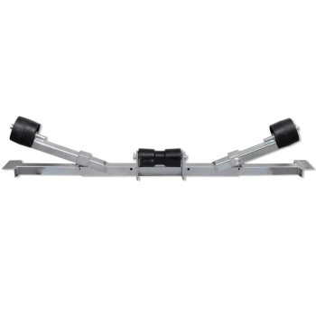 Boat Trailer Bottom Support Bracket With Keel Rollers