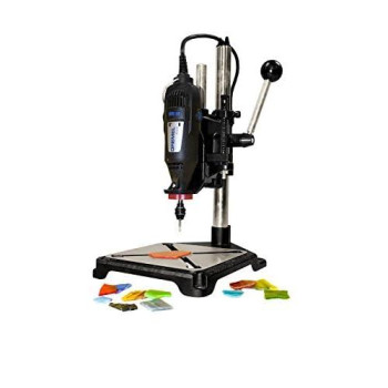 Milescraft 1097 ToolStand - Drill Press Stand (compatible with Dremel),Black, Large