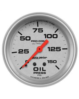 Auto Meter 4423 Ultra-Lite Mechanical Oil Pressure Gauge