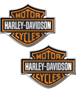 Chroma 5507 Harley-Davidson Domed Emblem Decal