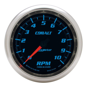 Auto Meter 6297 Cobalt 3-3/8 10000 RPM In-Dash Tachometer